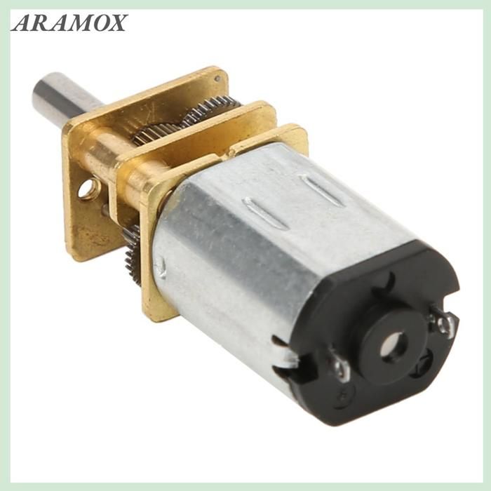 Moteur à Engrenage CC 12V N20 Avec Arbre M4 X 55mm - 150 Tr/min Pour Modèles DIY Et Jouets