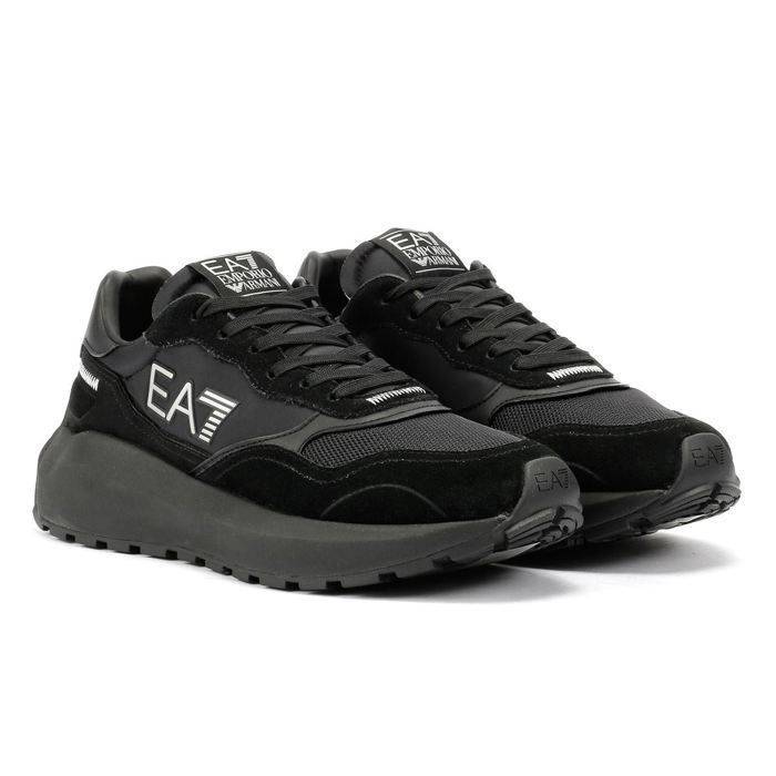 EA7 EA7 Wader Baskets Noires Pour Hommes