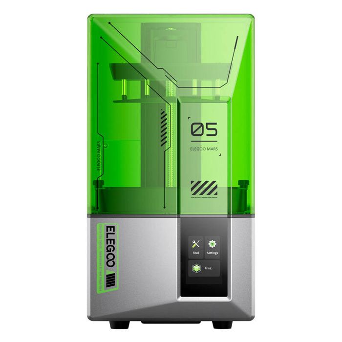 Imprimante 3D - ELEGOO - Mars 5 - LCD UV - Haute Résolution - 2x Plus Rapide