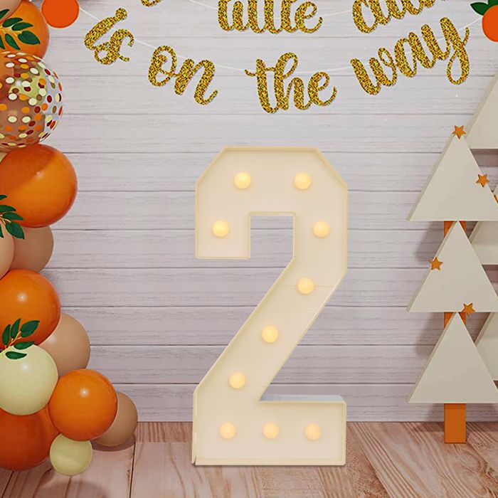 Chiffre Lumineux Geant Lettres Lumineuses à LED Lampe Numéros Lumineux LED Lights Décoration Pour fête danniversaire