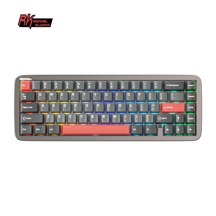 Clavier R3k RK ROYAL KLUDGE RK Ultra 65 Clavier Gamer AZERTY Gasket Mounted ...