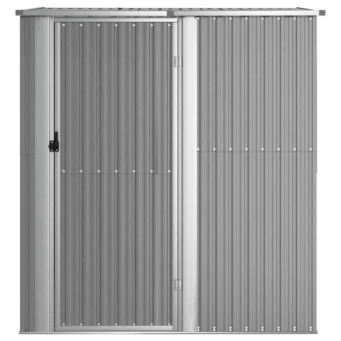 En PromotionAbri de jardin Moderne - ABOTT@ abri de rangement/Armoire haut - Gris 180 5x97x209 5cm Acier galvanisé B2551191