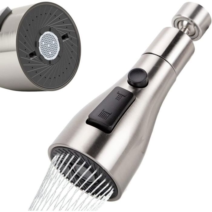 360°Rotatif Douchette Robinet Cuisine FM22/M243 Modes Tête Douchette Evier CuisineBrise Jet Robinet CuisineAdaptateur Economise