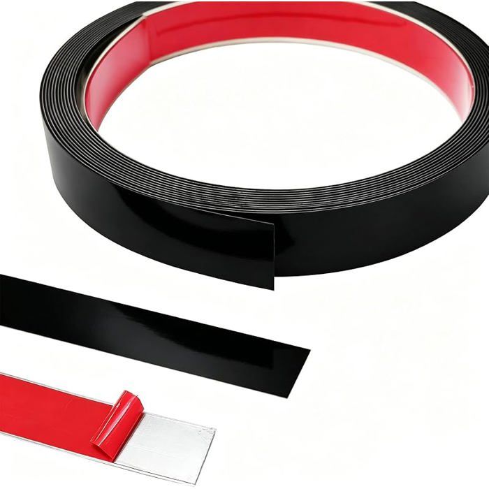5 m x 2 cm de bandes décoratives autocollantes en métal plaques en acier inoxydable pour mur moulures en stuc Noir 5 m X 2 cm