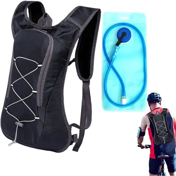 Gilet dhydratation de randonnée – Gilet dhydratation étanche pour le sport sac à dos dhydratation portable avec cordon