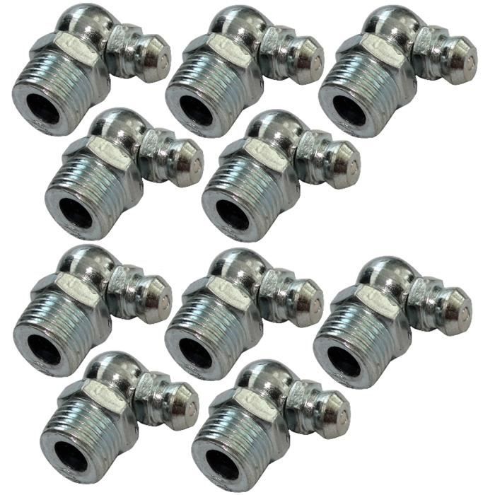 10x graisseurs M10 10mm 90/° coud/é C18625 Aerzetix