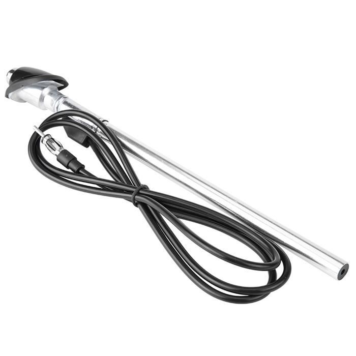 Antenne Voiture Courte 6,5cm - Antenne FM/AM Universelle Avec Adaptateurs M4 M5 M6 - Pour Toit Voiture