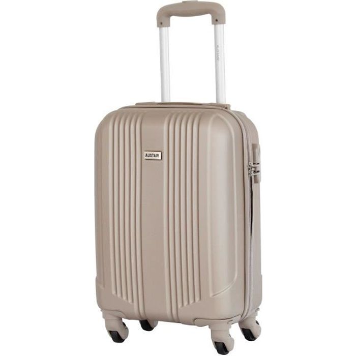 ALISTAIR Airo 2.0 - Valise Taille Cabine 52cm Alistair Airo - Spécial Compagnie Low Cost - SAV en France - Beige