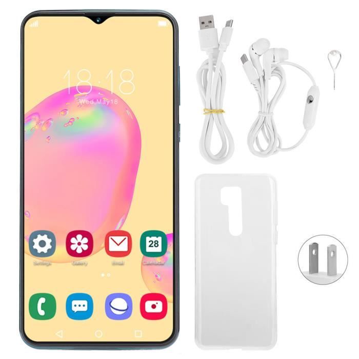 Alomejor Téléphone intelligent Smartphone Double Carte Double Veille