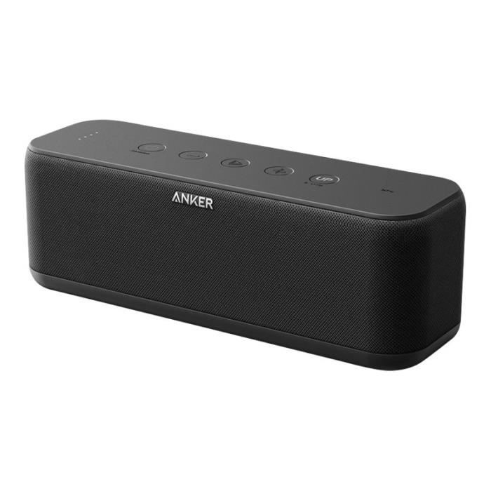 Enceinte mobile sans fil NFC et Bluetooth 20W ANKER SoundCore Boost noire -  Cdiscount TV Son Photo