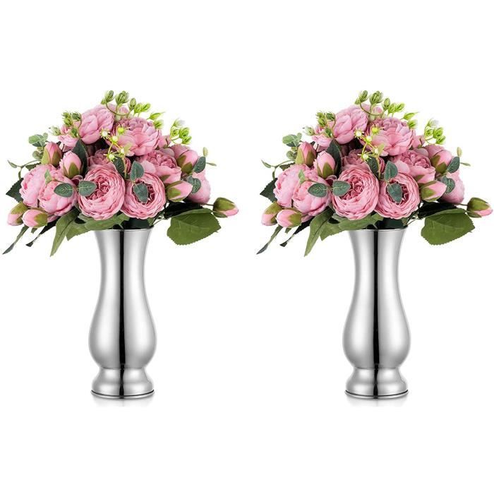 2 Pièces Vases pour Centres Table Vases À Fleurs pour Table, Centres