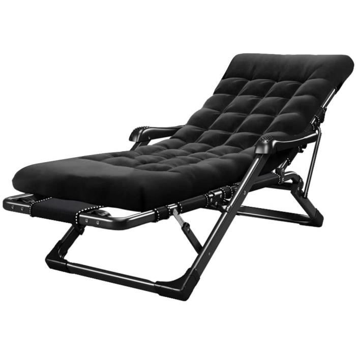 Chaises Longues Bain de Soleil inclinable avec Coussins et ReposePieds