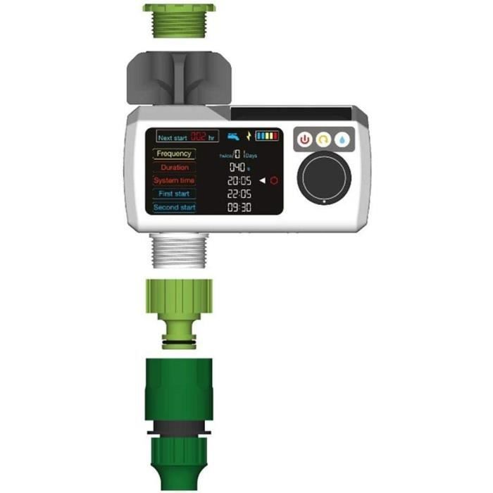 Programmateur D'arrosage Intelligent L4F - WiFi Bluetooth - Compatible Alexa/Google - Pour Jardin Et Plantes
