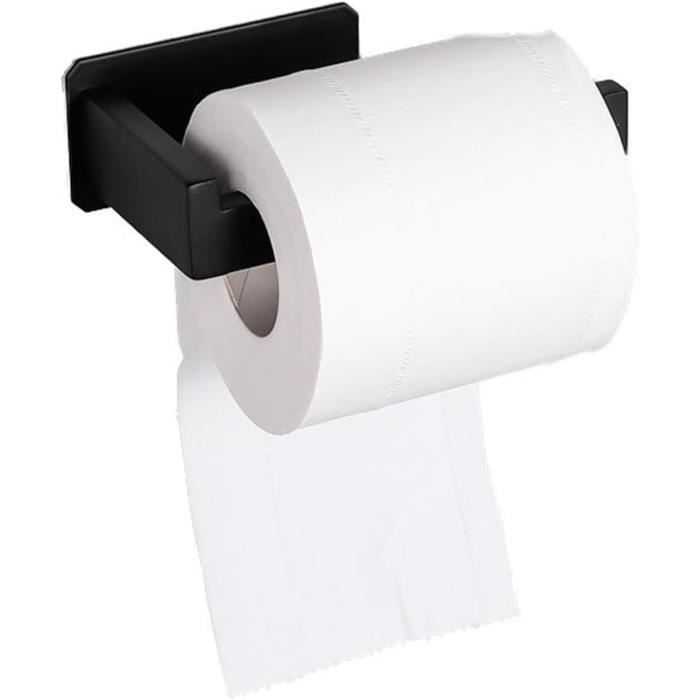 Porte-Papier Toilette Sans Perçage, Derouleur Papier Toilette Wc, Porte  Rouleau Papier Inox Mat, Support Papier Toilette Sans[u875] - Cdiscount  Bricolage