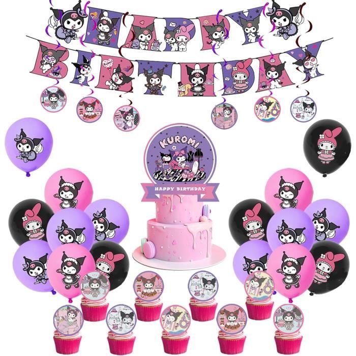 Décoration Fête K-Pop Dem0n Hun-ters - Ballons, Bannière, Cake Topper - Kit Complet Anniversaire Enfant/fan
