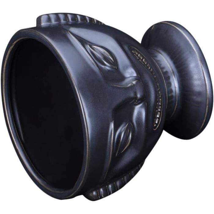 Lot De 2 Tasses à Cocktail Tiki En Céramique Poisson - 650 Ml - Parfait Pour Fêtes Hawaïennes Et Soirées Exotiques