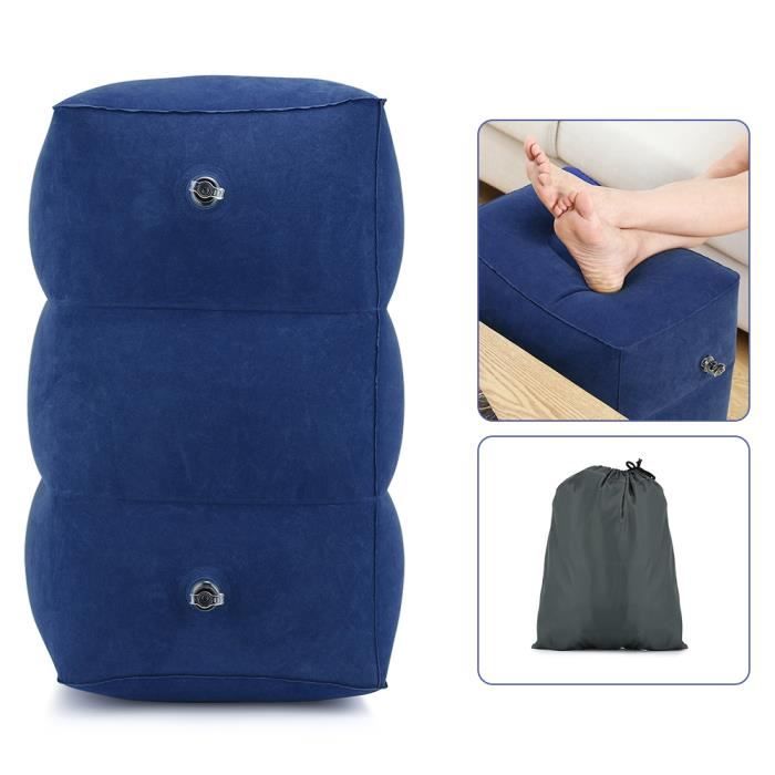 Pour adultes et enfants Coussin gonflable repose-pieds Multifonctions