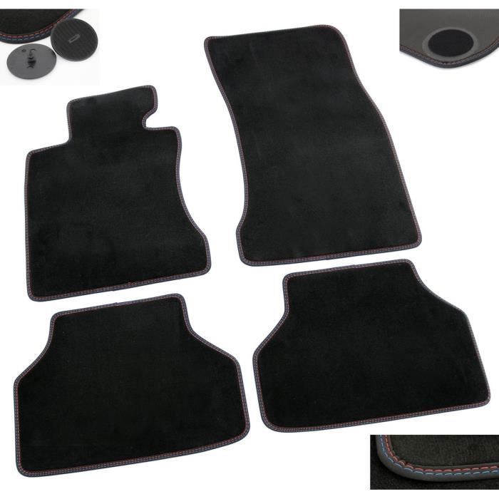 4 TAPIS DE SOL PREMIUM SUR MESURE POUR BMW SERIE 5 E60 E61 DE 07/2003 A 02/2007