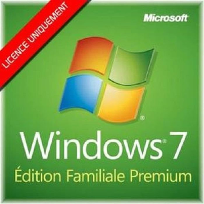 cle activation windows 7 edition familiale premium