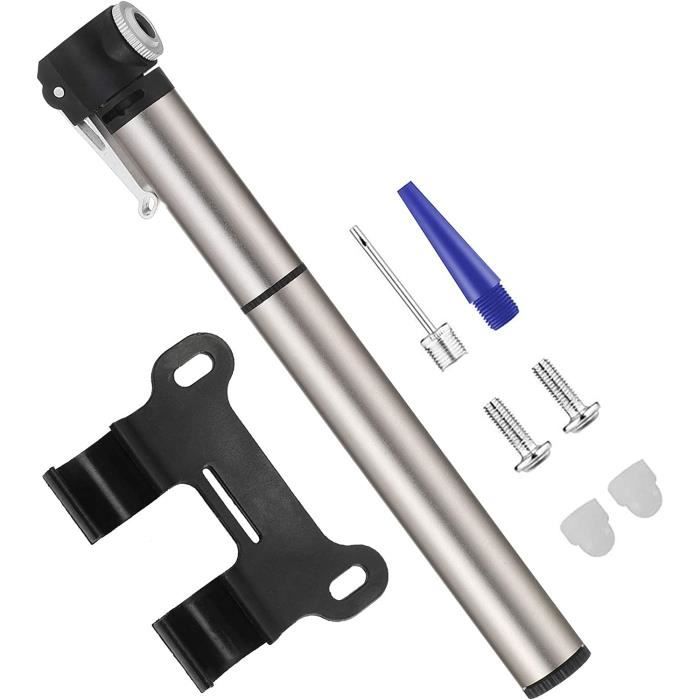 GIYO Mini-Teleskop-Luftpumpe Für Fahrrad & Motorrad - Bis 120 PSI, Mit Druckmesser
