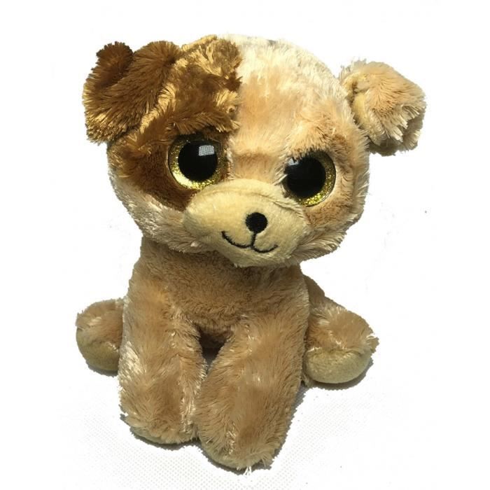 peluche chien gros yeux