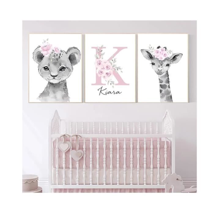 3 Posters Danseuse Ballerine 30x40 Cm - Déco Murale Rose Pour Chambre De Fille