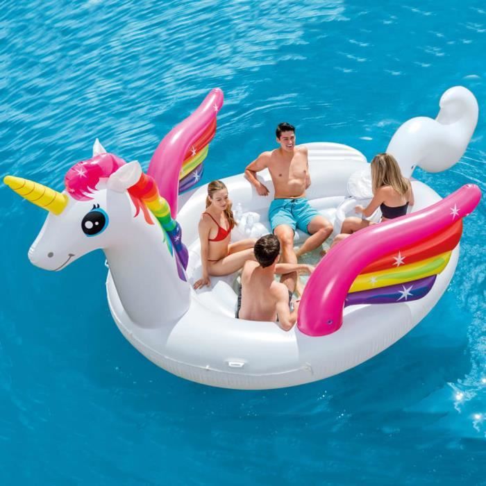 Intex Flotteur Pour Piscine Bouee Bebe Unicorn Party Island eu Cdiscount Jeux Jouets