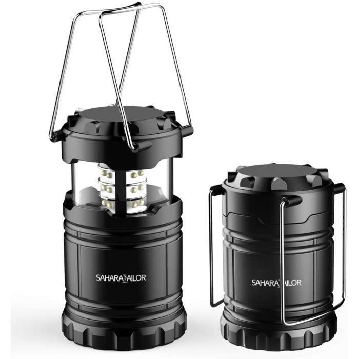 [Lot de 2] Camping Lantern Ultra Lumineux LED Lantern Se replie