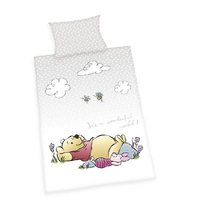 Housse De Couette Coton Winnie Lourson Et Ses Amis Parure De Lit Bebe Ameublement Et Decoration Cuisine Et Maison Lawawarenesssociety In