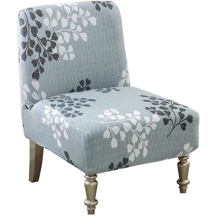 Housse De Chaise Sans Accoudoirs - Taille Unique Extensible - En Polyester Et élasthanne - Protection Anti-taches Et Anti-poussière - Lavable En Machine - 3