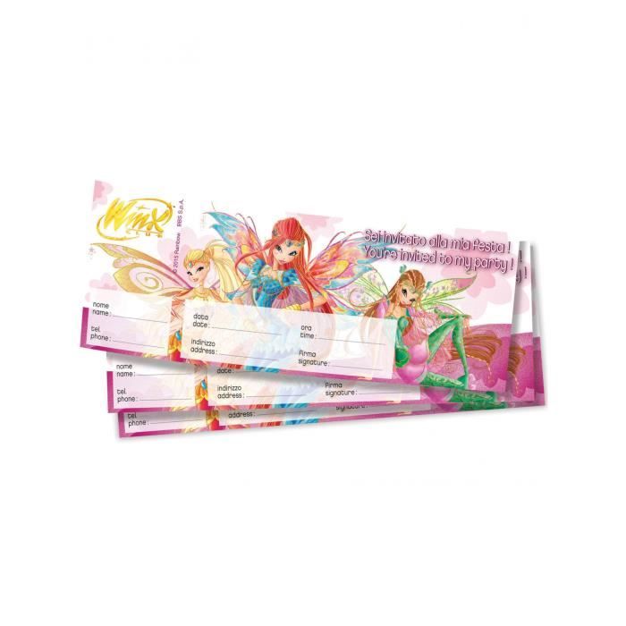 Billets D Invitation Winx Club Cdiscount Beaux Arts Et Loisirs Creatifs Billets D Invitation Winx Club Cdiscount Beaux Arts Et Loisirs Creatifs
