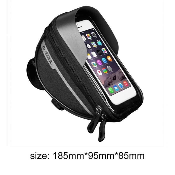 BD04809-sac Avant De Vélo BaseCamp Étanche Durable Vélo Cadre Sac Support Téléphone Sac Tube Sac