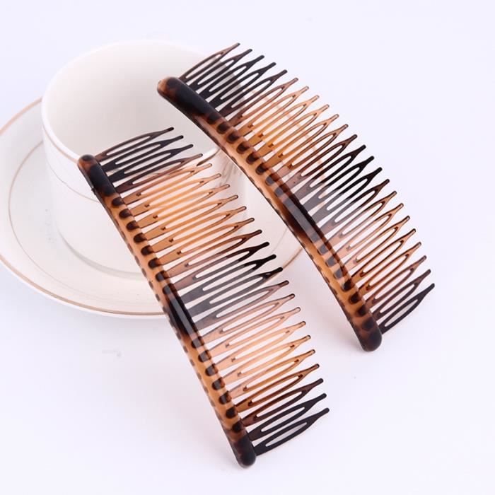 Pince à Cheveux Femme – Bâton Bois Et Rhodium, Argenté, Neuve Avec étiquette