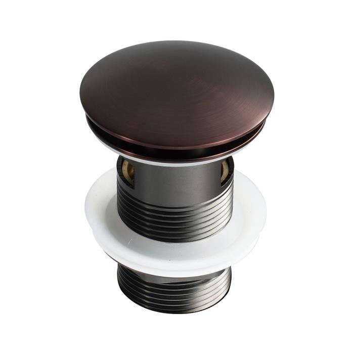 Evier de cuisine,Salle de bain lavabo Pop Up Drain or brossé laiton
