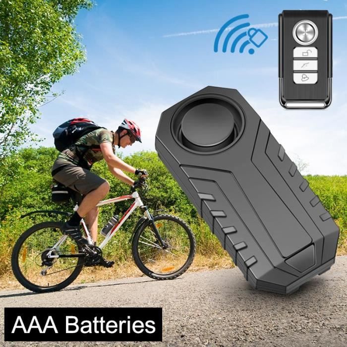 Piles AAA - Alarme De Vélo Sans Fil, Rechargeable Par Usb, Anti-vol, Alarme  De Sécurité Pour La Maison, Avec