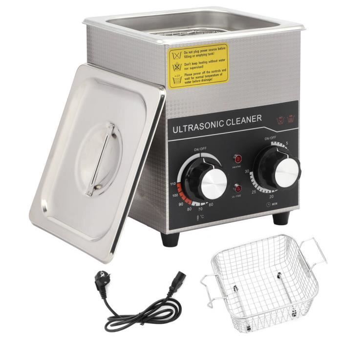 Nettoyeur à Ultrasons 2L 60W DK SONIC – Industriel Avec Chauffage, Minuterie & Modes Avancés Pour Bijoux, Lunettes, Pièces Mécaniques