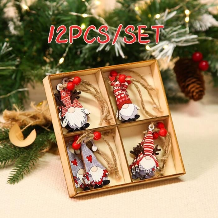 Décorations Noël Grinch 3D - Pendentifs Sapin - Résine Peinte Main - Lot Fête
