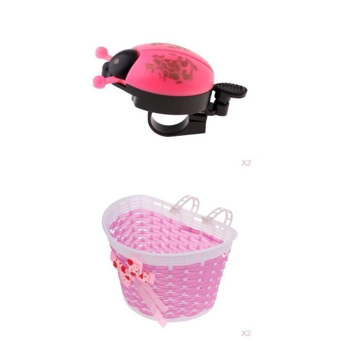 Panier De Vélo Enfant YeloYolker Avec Cloche - Panier Guidon Avant Dinosaure Mignon Pour Scooter Tricycle