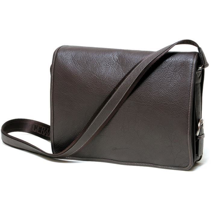 Sac besace GERARD HENON Golf GH 2952 - Marron - Cuir - Homme Sac besace GERARD HENON Golf GH 2952 - Marron - Cuir - Homme