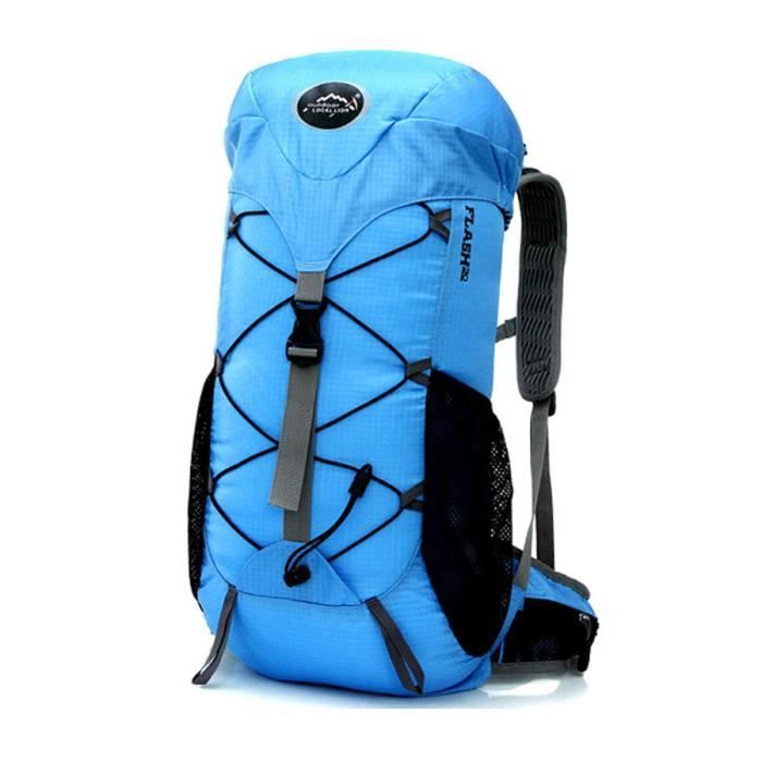 Sac à Dos Bleu Ciel Unisexe - Pour Voyage Et Randonnée - Rangement Pratique - Neuf Avec étiquettes