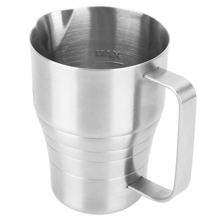 Tasse De Mousse Tasse à Lait à Café Expresso En Acier Inoxydable