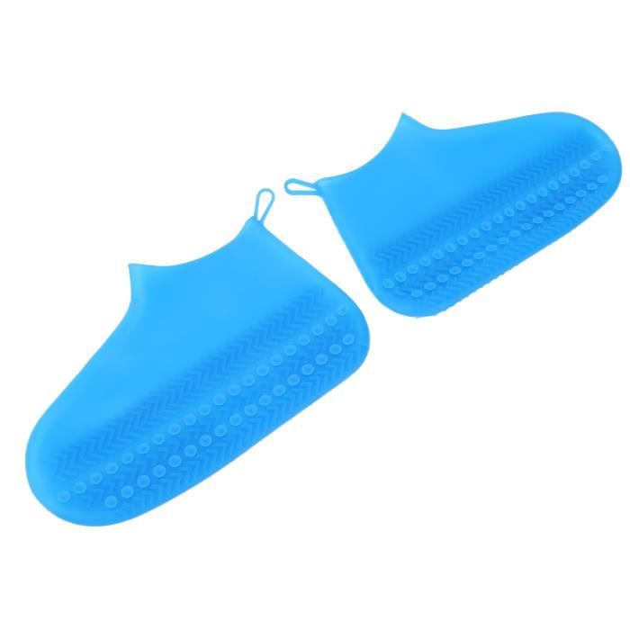 Couvre-chaussures de pluie à double boucle Épaissi Couvre-Chaussures