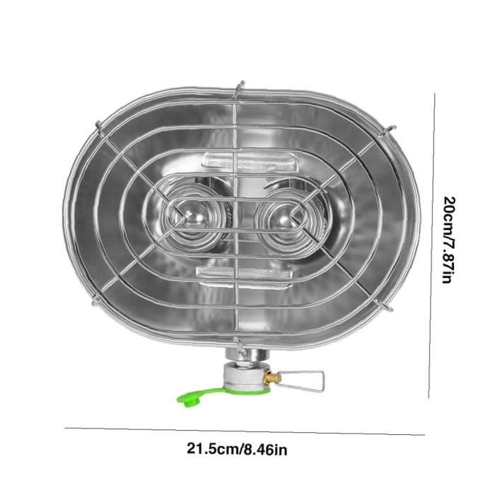 Mini Réchaud De Camping Kikumi – Acier Inoxydable, Double Paroi, Léger Avec Poignée – Pour Tente, Barbecue, Soupe, Eau Bouillante
