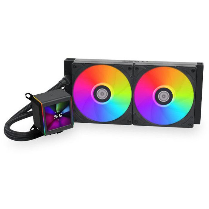 Komplett-Wasserkühlung – LIANLI – GALAHAD II LCD 280 – ARGB – Noir – 280mm