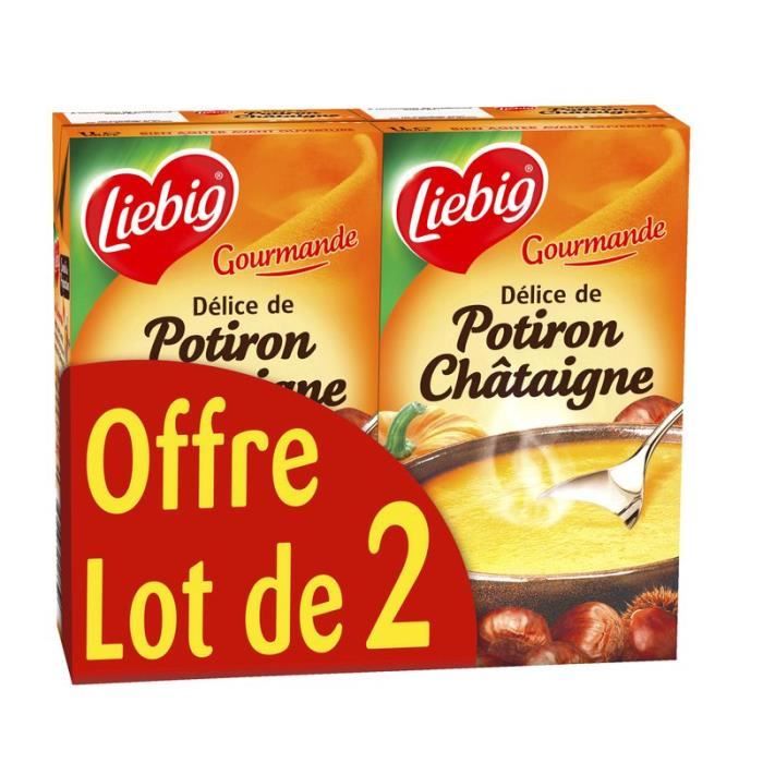 Liebig Delices De Potiron Chataignes Soupe 2x1l Cdiscount Au Quotidien Liebig Delices De Potiron Chataignes Soupe 2x1l Cdiscount Au Quotidien
