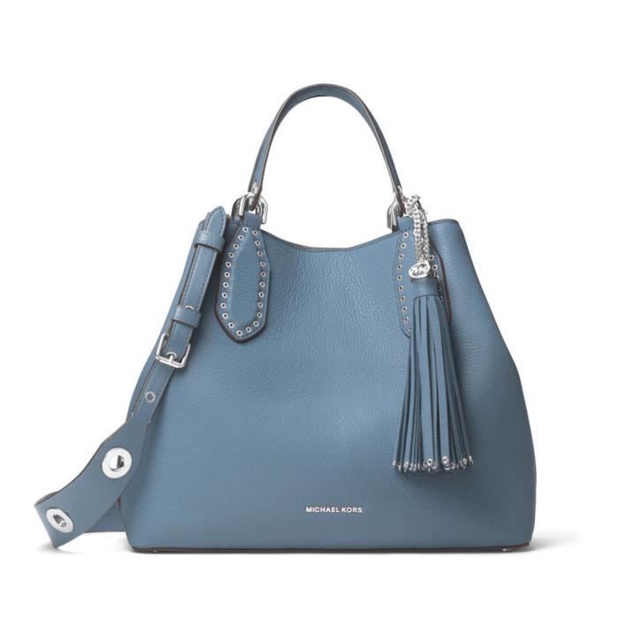 Michael Kors michael brooklyn sac à bandoulière grand en cuir pour ... Michael Kors michael brooklyn sac à bandoulière grand en cuir pour ...
