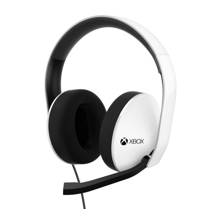 Micro-casque Stéréo Xbox One Blanc Edition Spéciale - Cdiscount