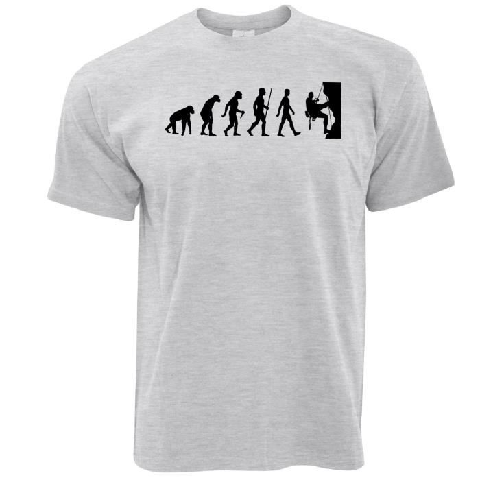 alpinistes/montagne T-shirt Hommes Evolution grimper à 5xl