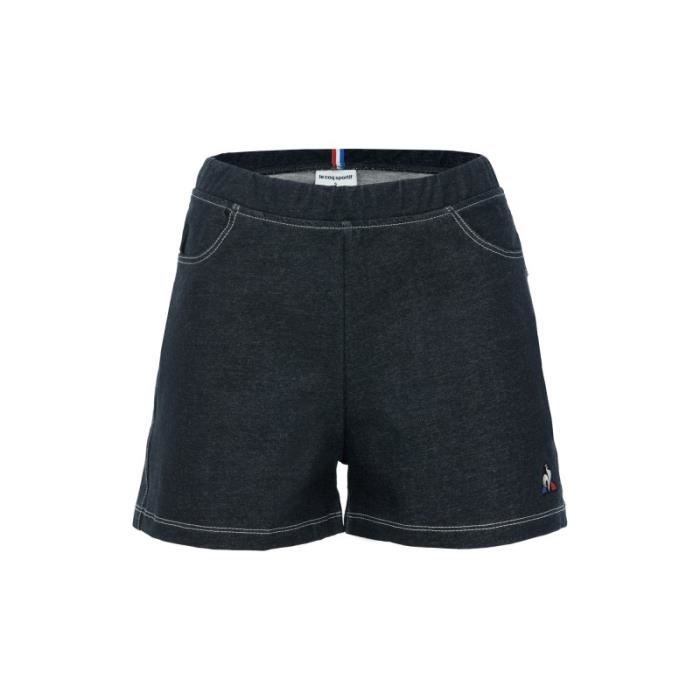 short le coq sportif femme bleu