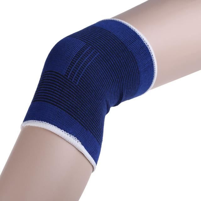 Genouillères De Force SBD Taille XL - Bleu Marine Et Jaune - Pour Entraînement & Muscu